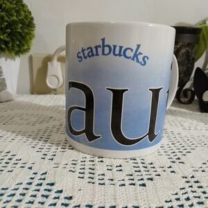 Starbucks Gradient Blue and White Mug